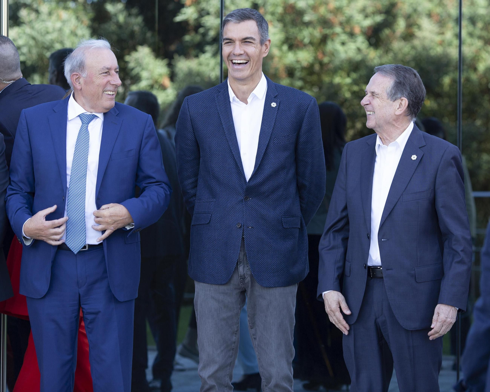 Galería | Pedro Sánchez visita las instalaciones de Delta Vigo en el PTL de Valadares