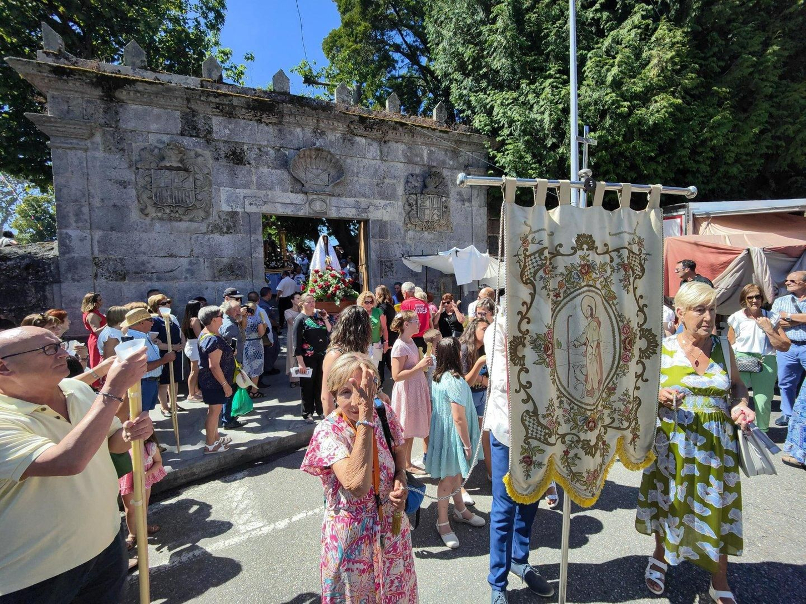 Procesión en la romería de San Roque.