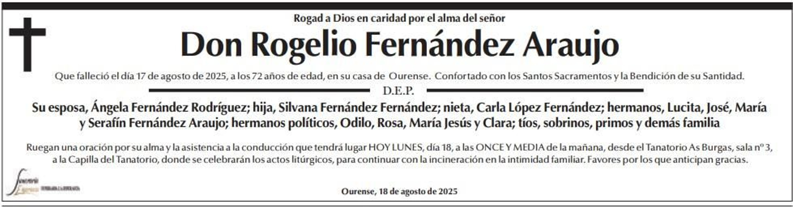 Las despedidas de este lunes