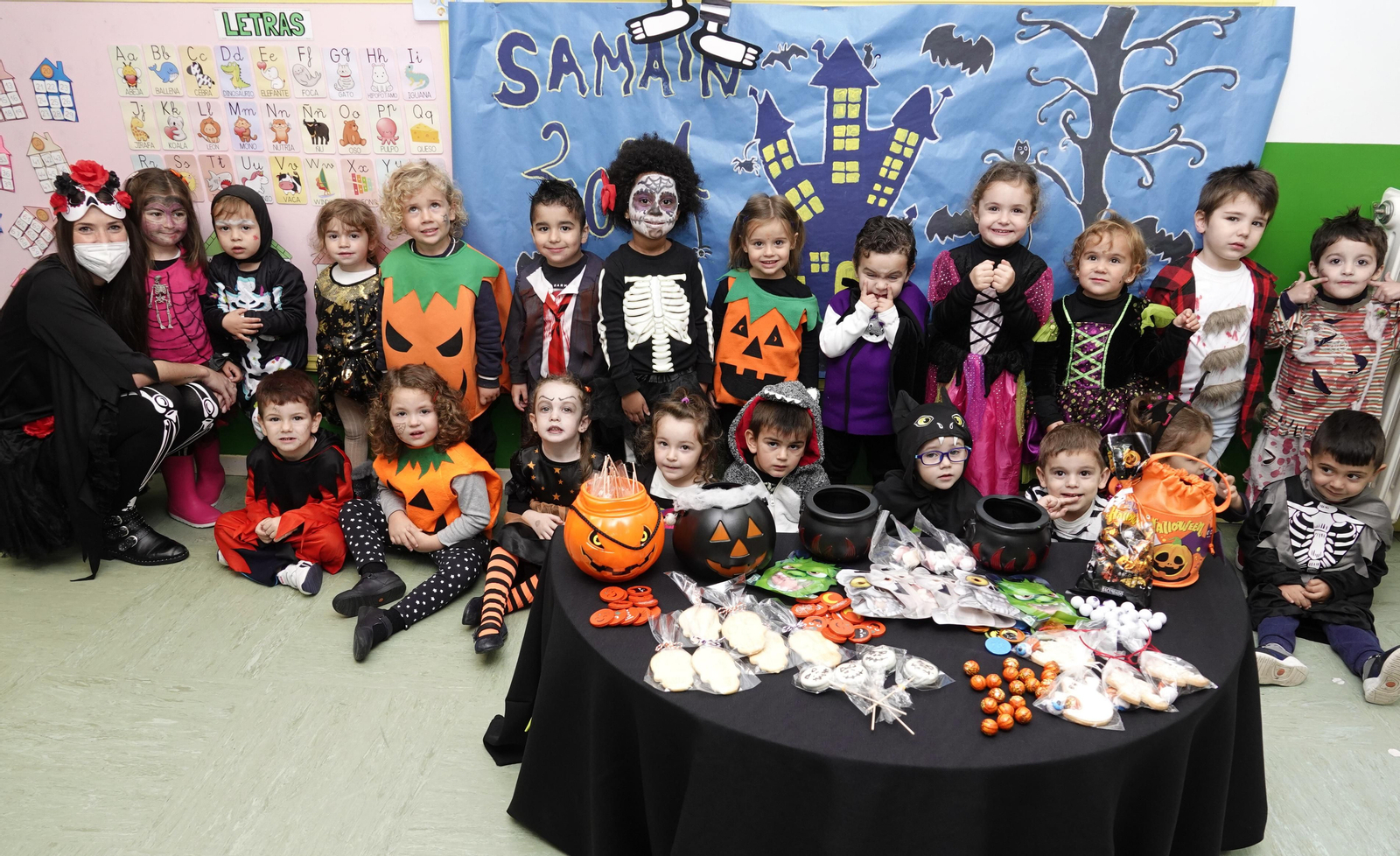 Samaín en los colegios de Vigo.