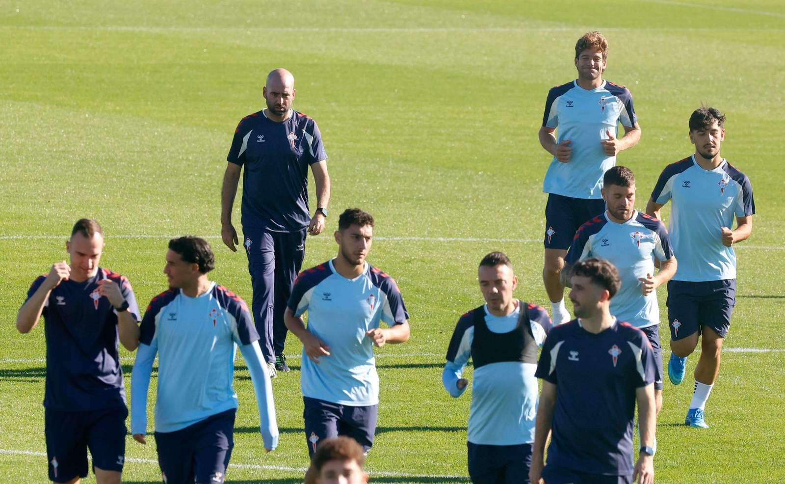 Galería | El Celta se prepara para una gran noche europea ante la Juventus