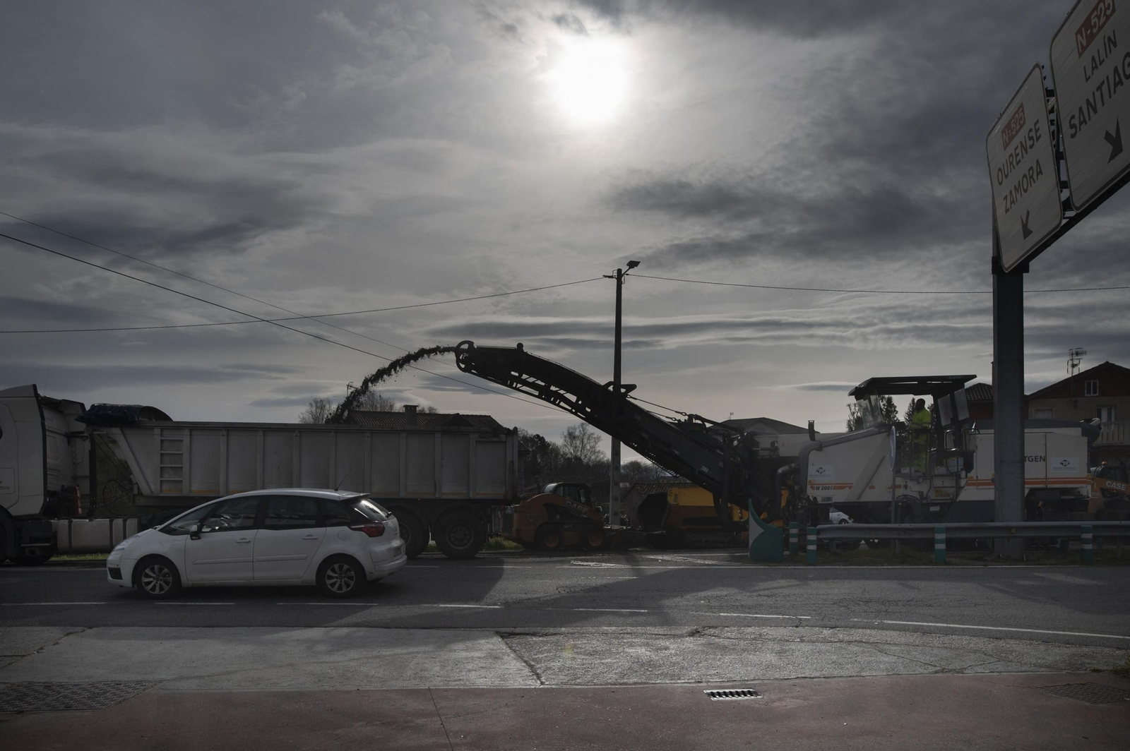 Intervencion en la carretera el pasado mes de marzo