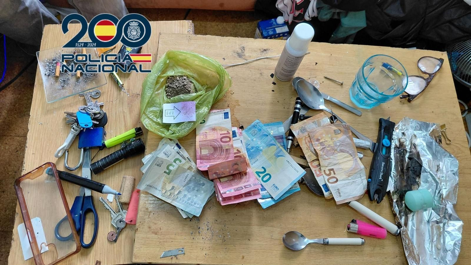 Punto de elaboración y de venta de droga en Vigo.
