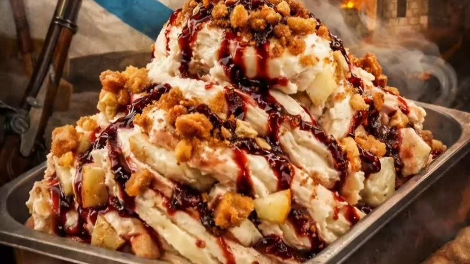 El helado de Gyros&Gelato inspirado en la Reconquista de Vigo.