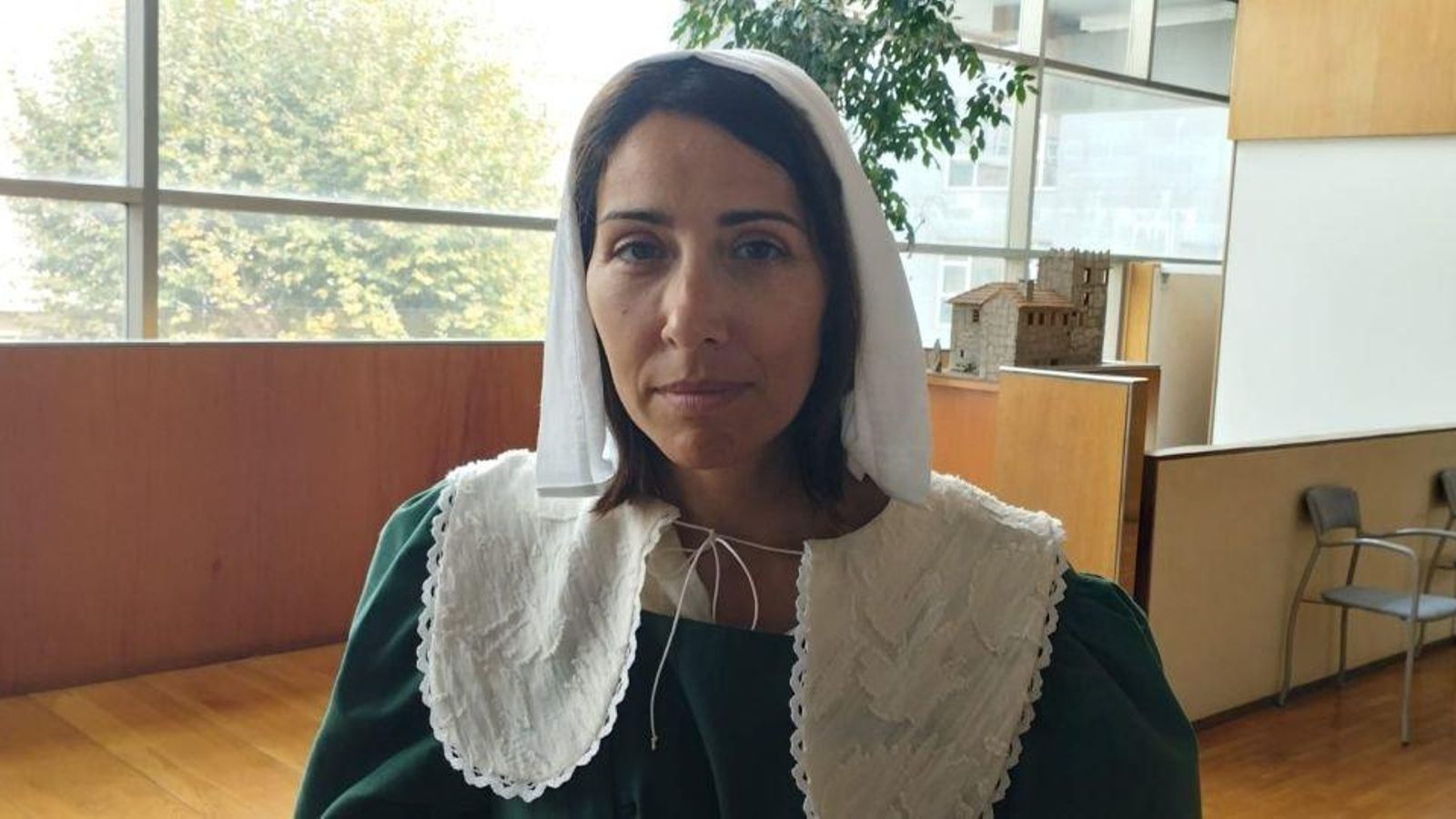 La actriz Sonia Salgado.