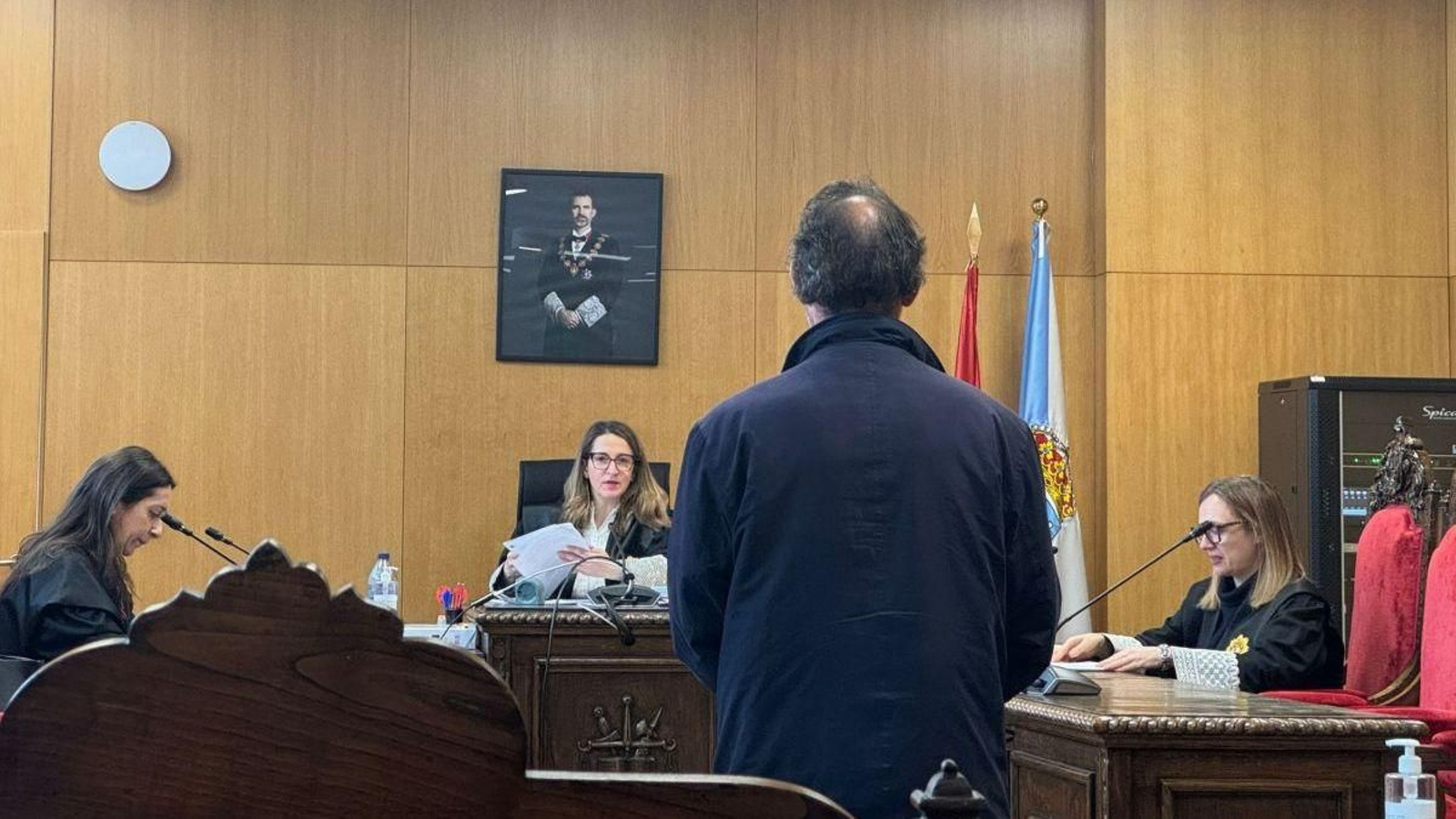 Antonio G.B. declara en el Penal 1 de Ourense.