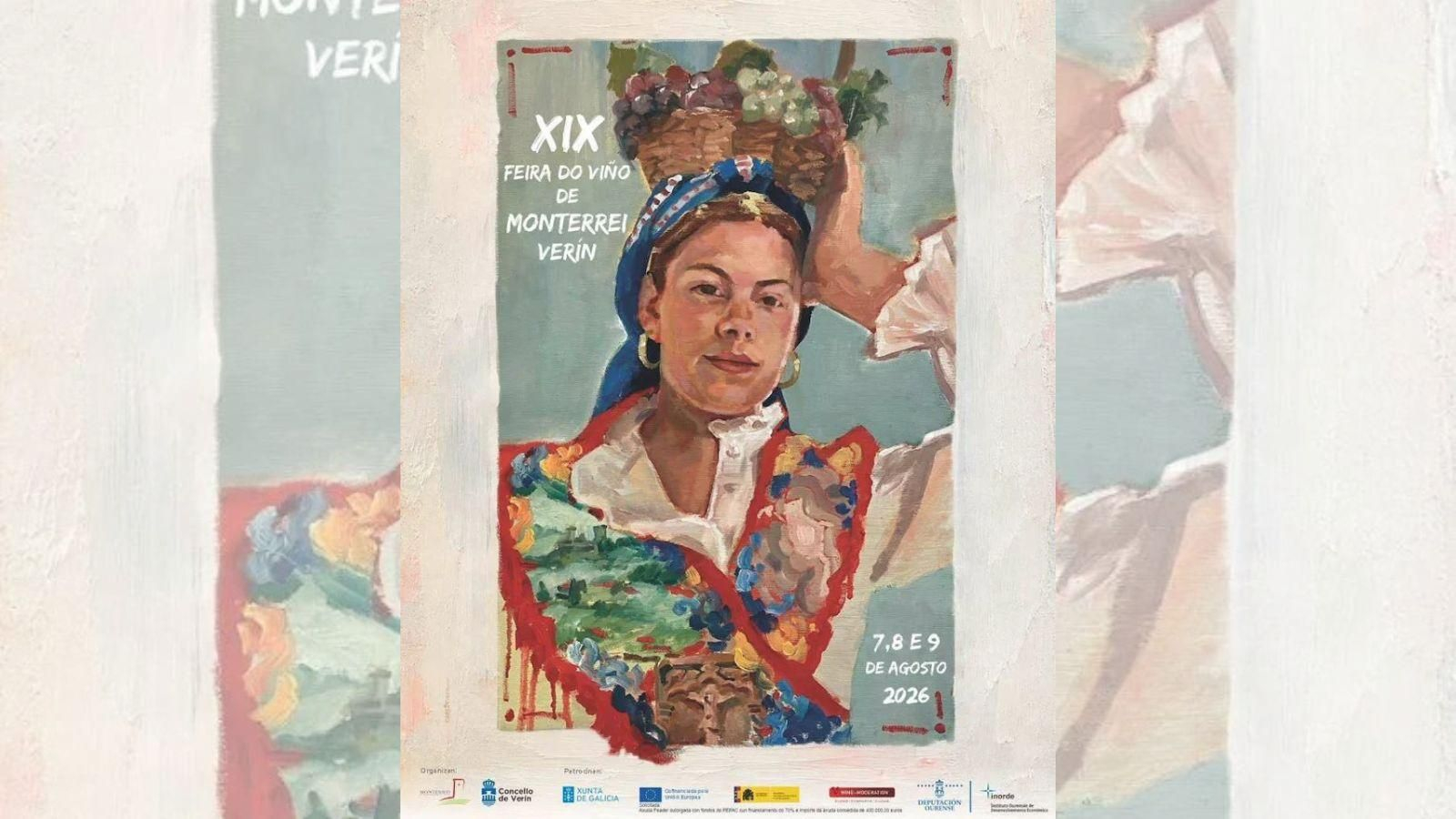 Cartel de la XIX Feira do Viño Monterrei.
