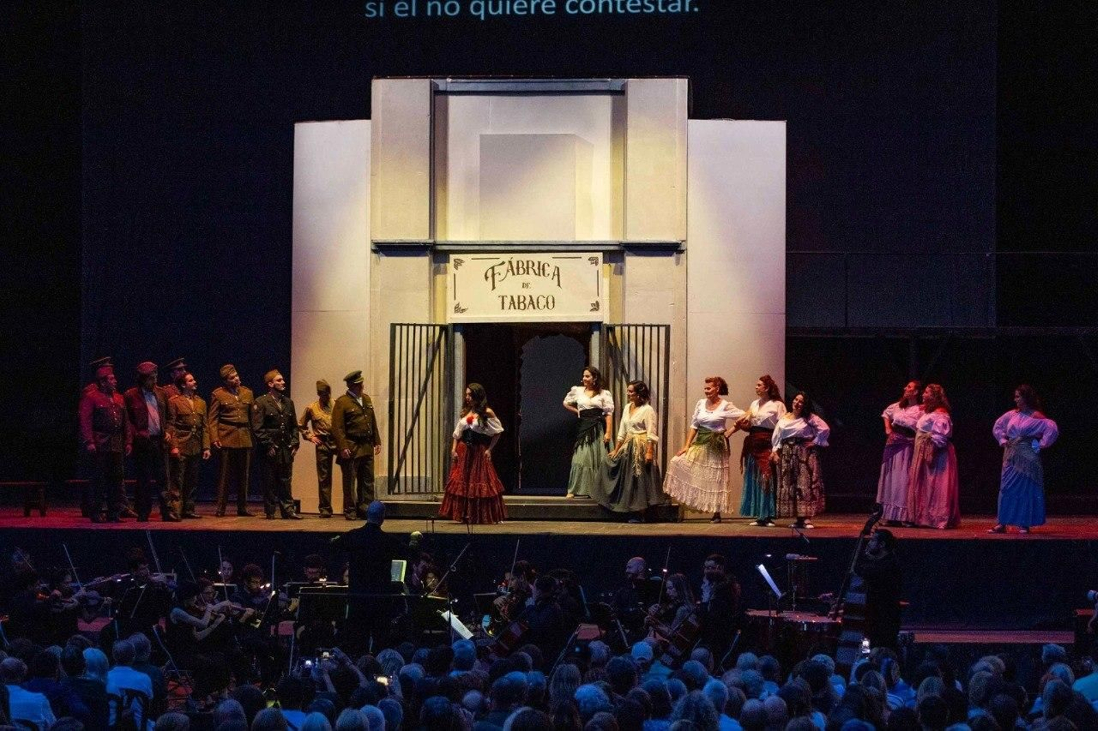 Galería | El auditorio de Castrelos, escenario para la ópera 'Carmen'