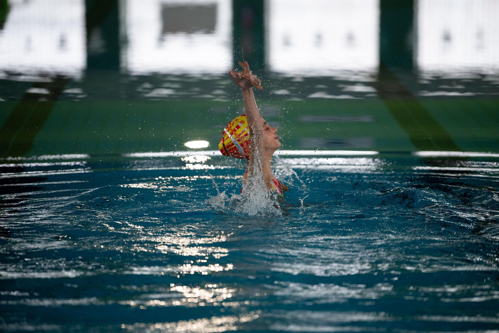 Galería |  La natación artística celebra su Campeonato Gallego de Invierno en Os Remedios