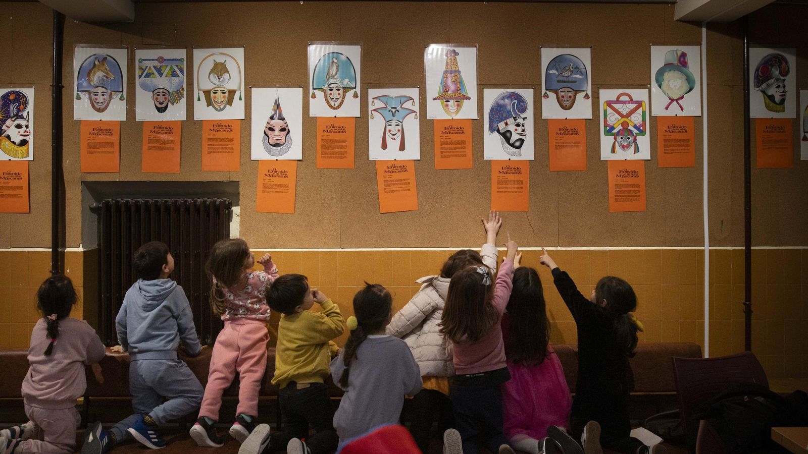 Cada una de las imagénes de las máscaras fue reconocida por los niños.