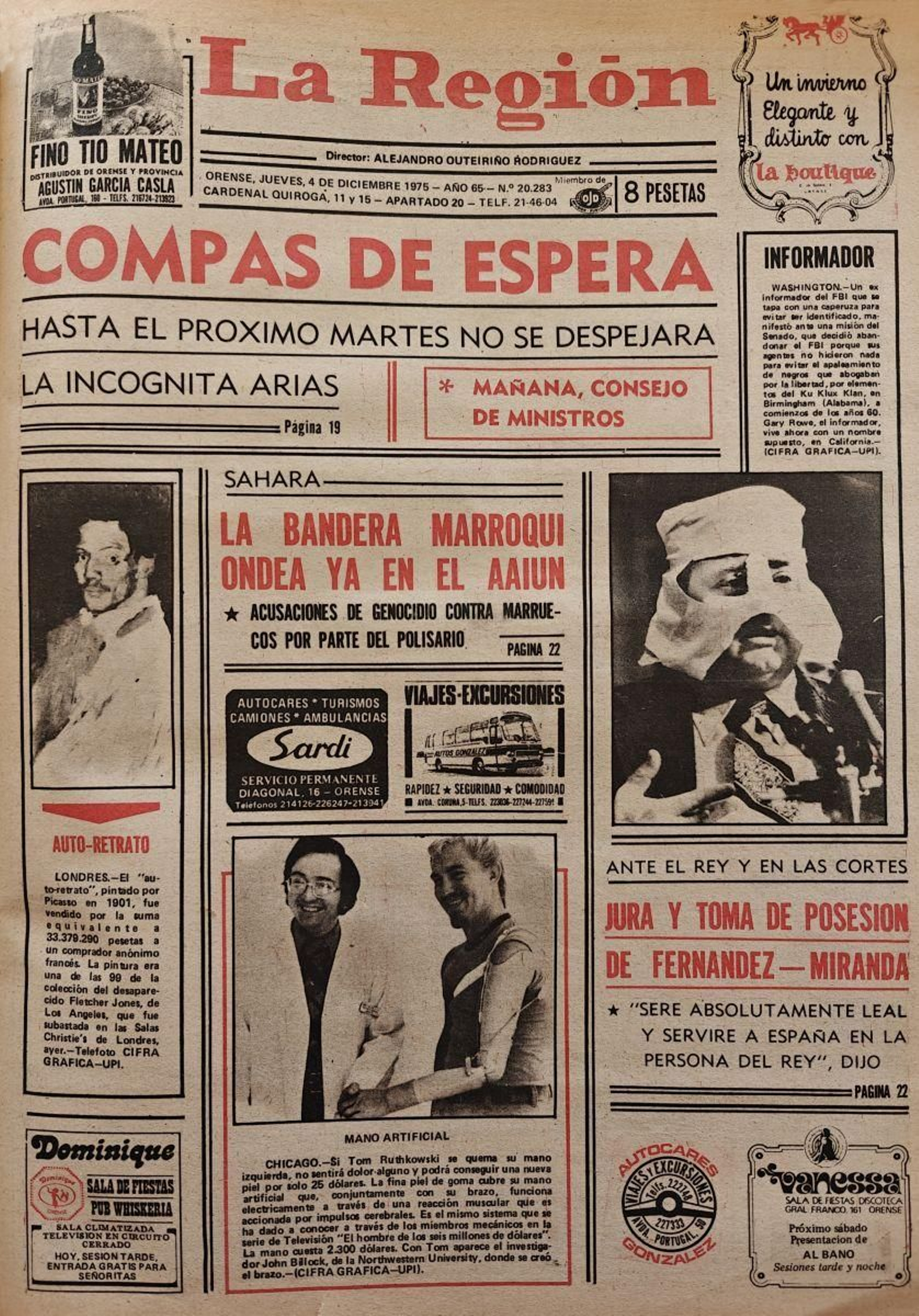 La primera de 1975.
