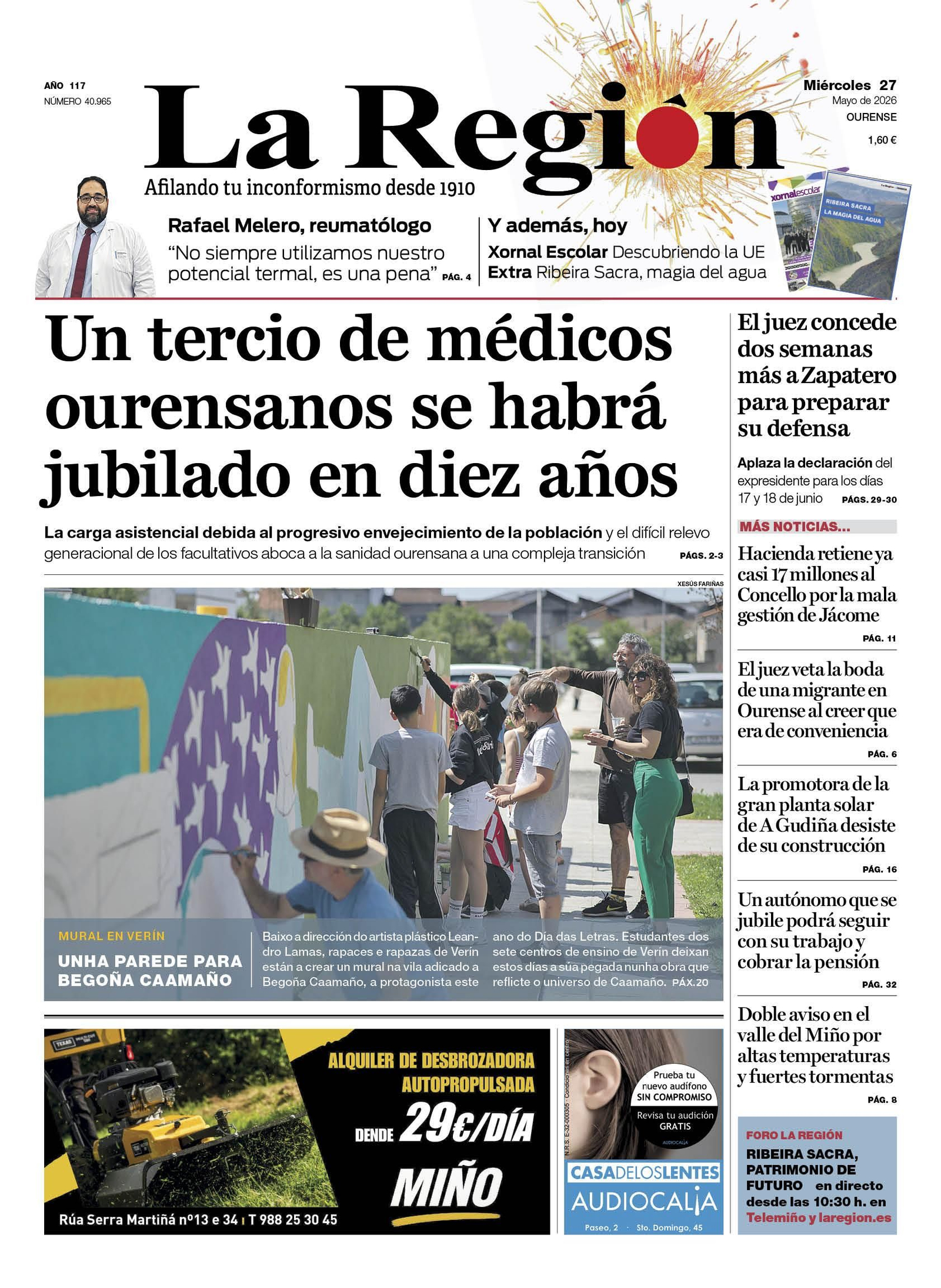 La portada de hoy