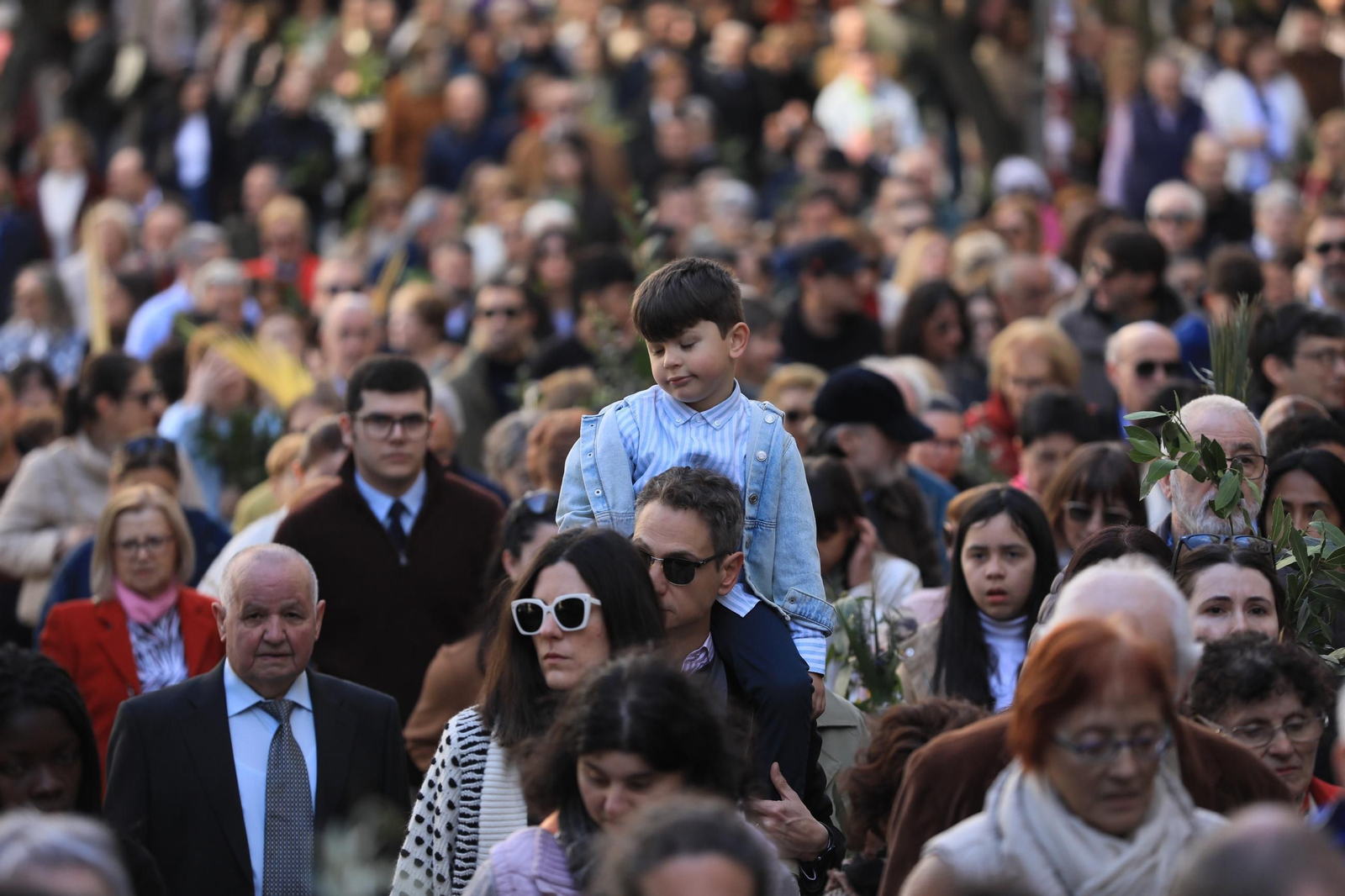 Galería | La procesión de la Borriquita marca el Domingo de Ramos en Ourense