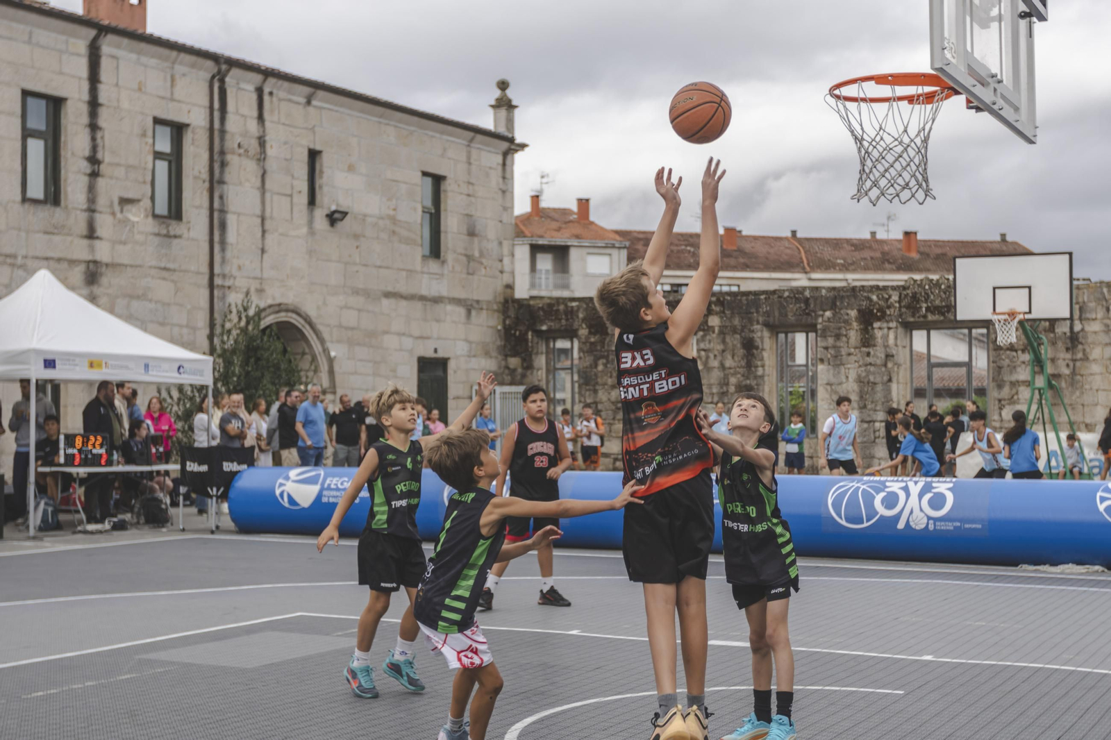 El 3x3 DepOUrense visitó Allariz y Xinzo
