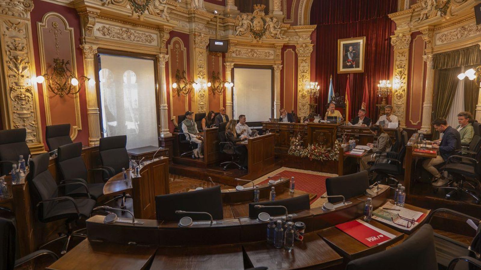 Una imagen del pleno de Ourense de esta semana.