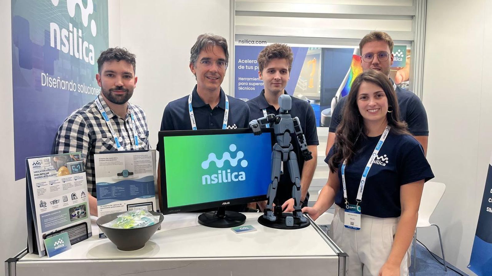 Equipo de Nsilica, spin-off de la Universidad de Vigo.