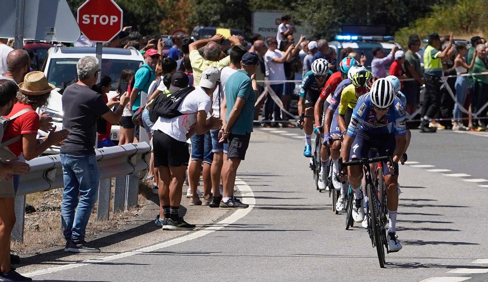 Participantes en la décima etapa de La Vuelta a España.
