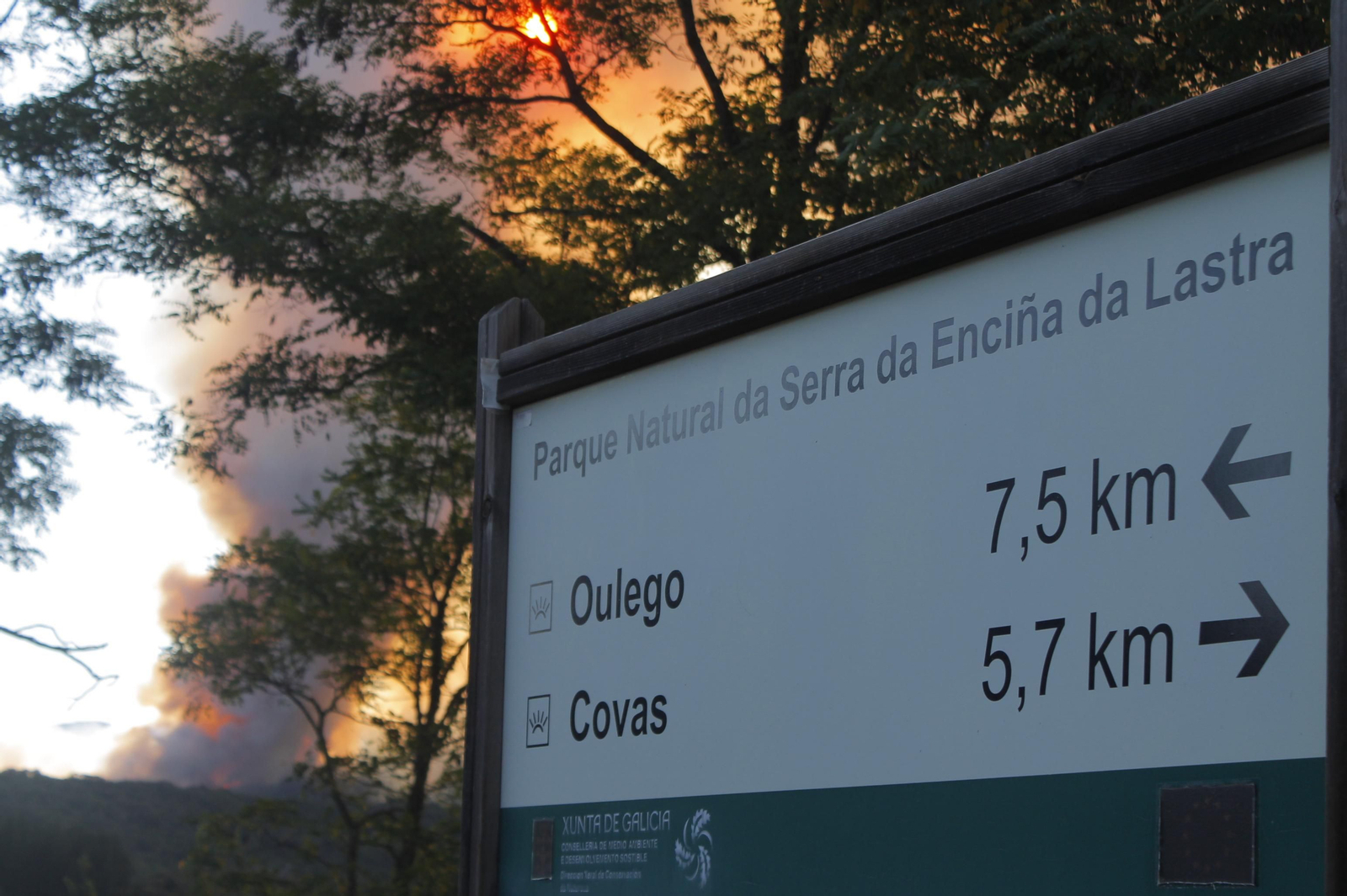 Preocupa la proximidad del parque natural de Serra da Enciña da Lastra. // (Isaac Cruz)