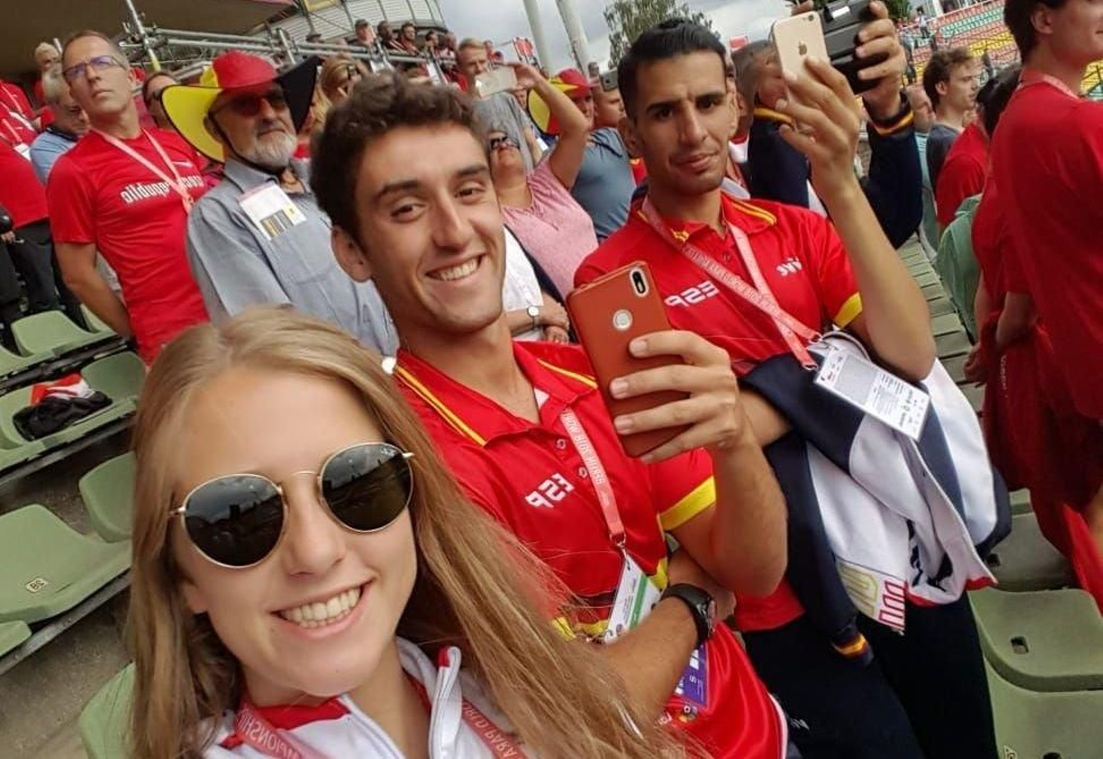 Desi Vila, ayer en la ceremonia de inauguración del Europeo.