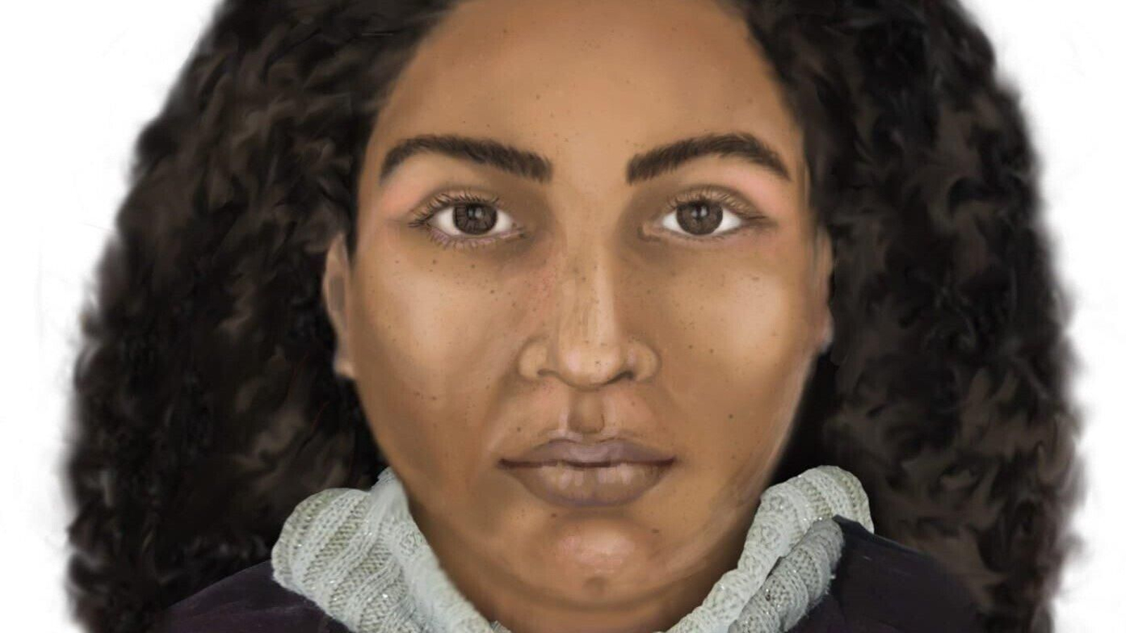 Retrato realizado tras un informe de reconstrucción facial hecho por la Guardia Civil. (Foto: TVG)