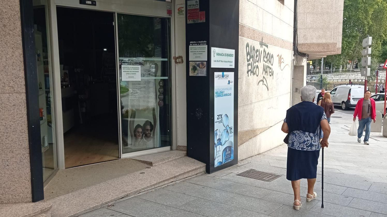 Los negocios de Ourense también sufren los problemas del apagón.