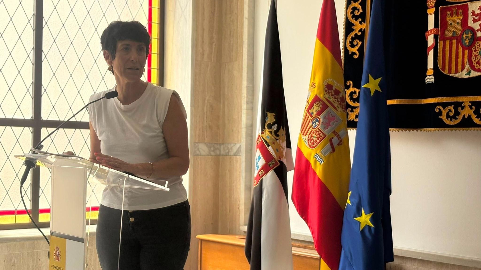 La ministra de Inclusión, Seguridad Social y Migraciones, Elma Saiz
