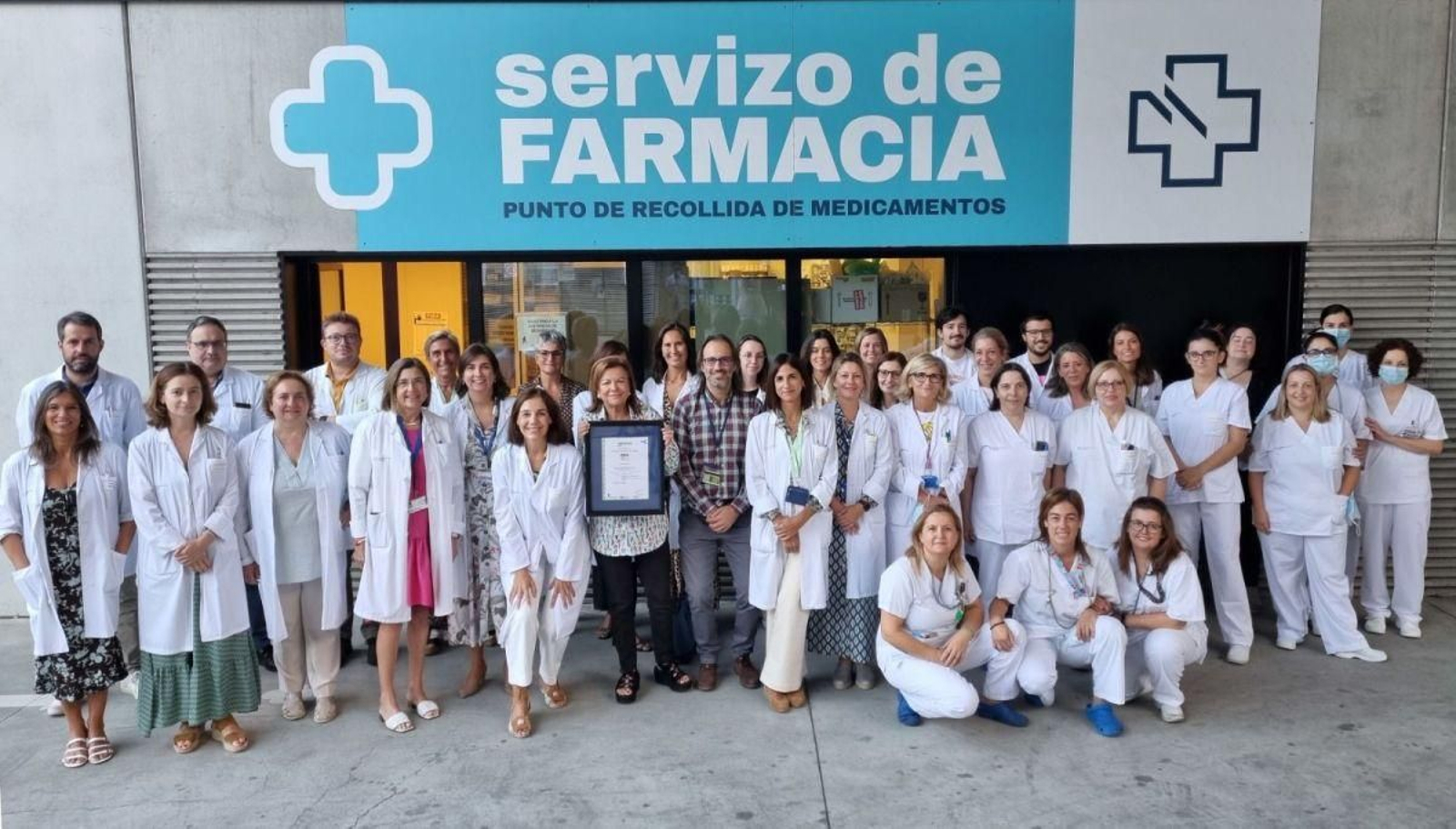 El servicio que dirige Noemí Martínez está formado por 92 trabajadores, algunos en la foto.