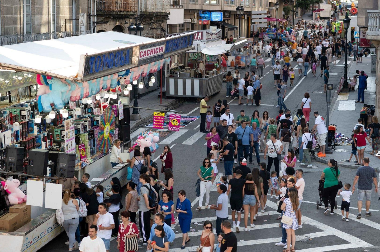 Ambiente en las fiestas de A Ponte el pasado año (Foto: Martiño Pinal).