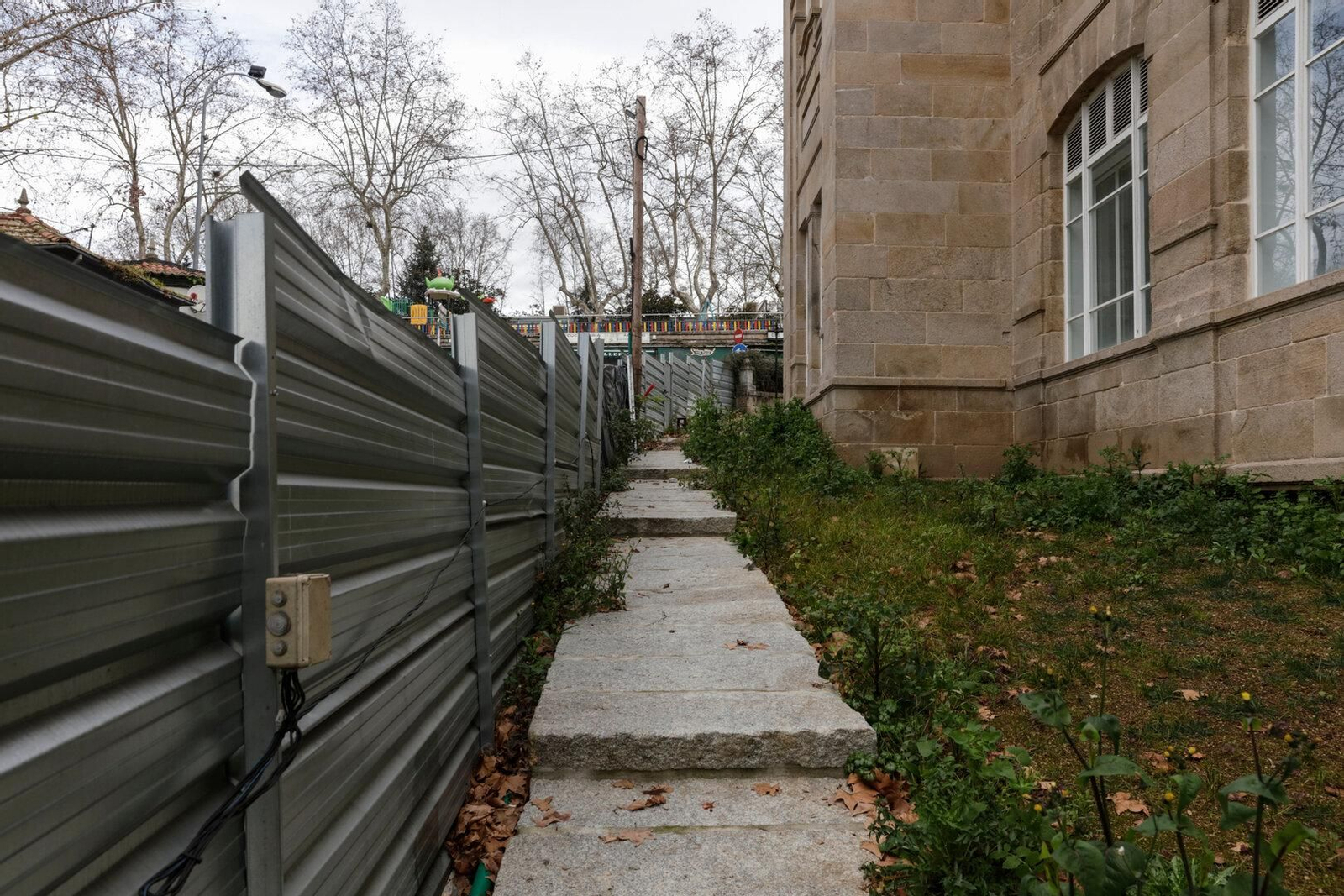 Exteriores de la Plaza de Abastos de Ourense.
