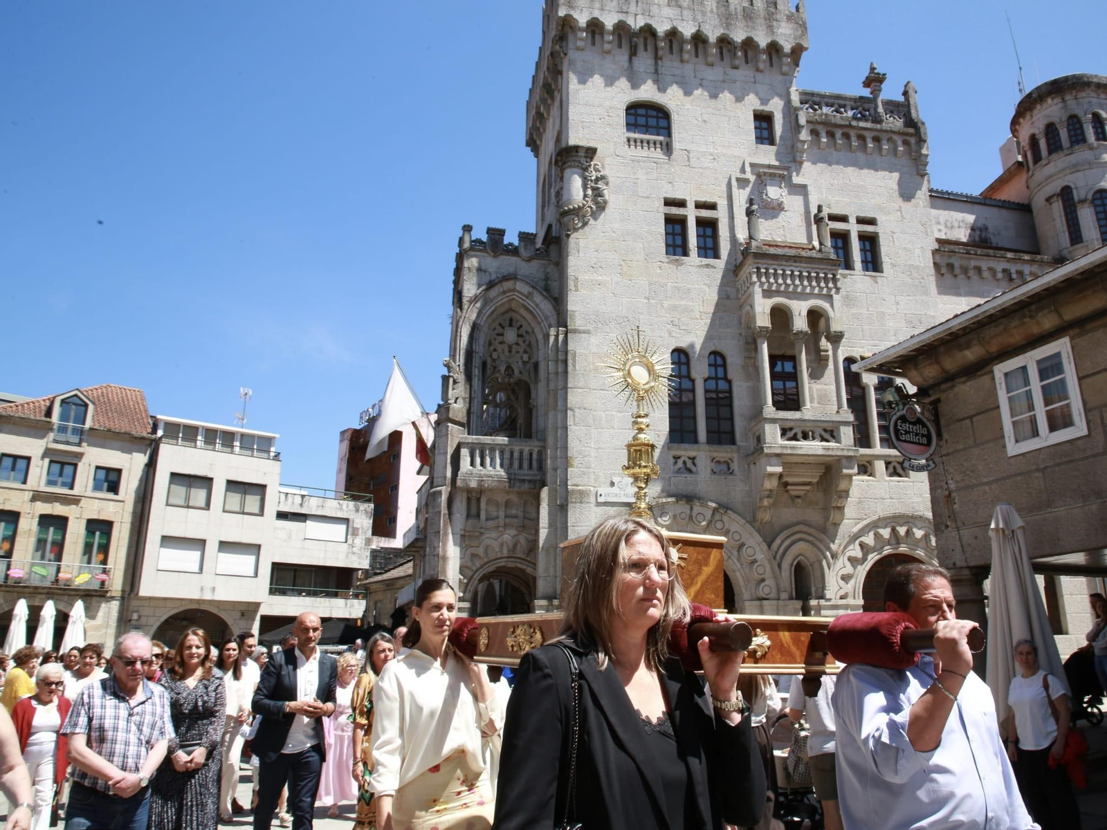 Procesión del Corpus en Porriño.