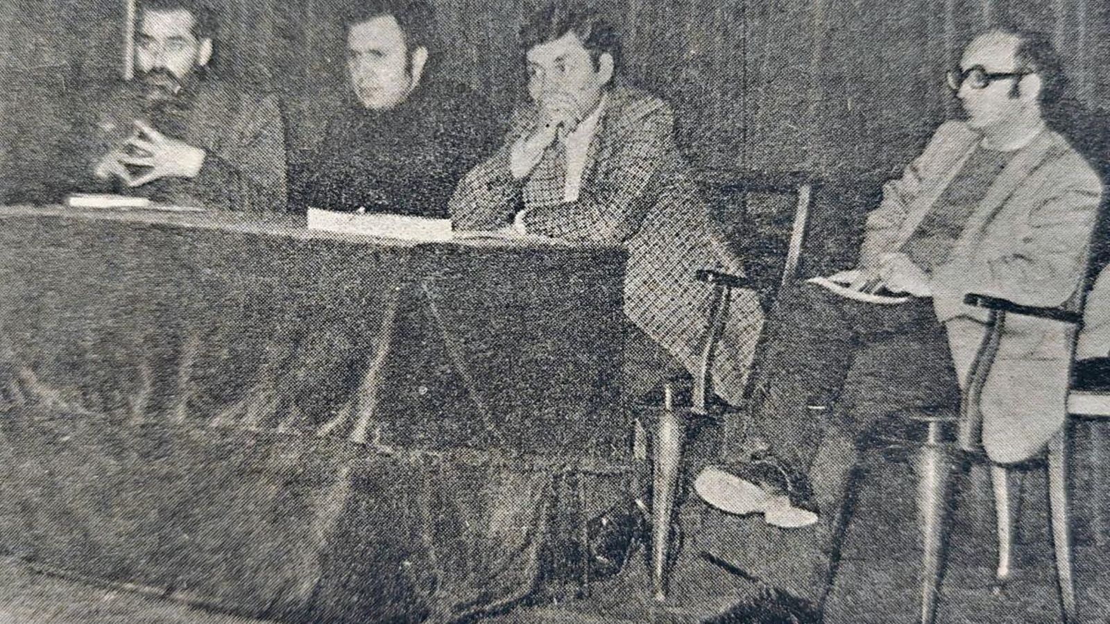 Beiras, Méndez Ferrín, Vilas y Manuel María.