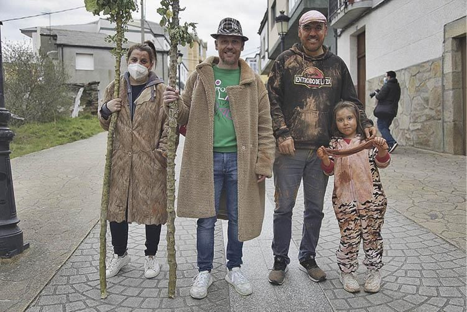 María, Óscar, Javi y Xiana.