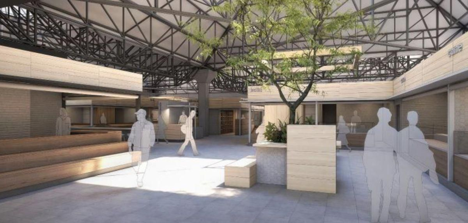 La Plaza de Abastos se estructurará en cuatro zonas y en el centro tendrá una isla que proporcione información.