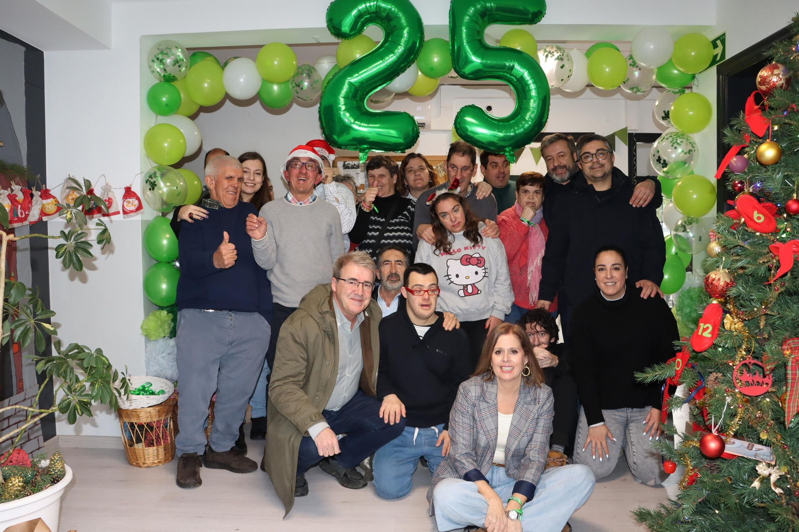 Los asistentes a la celebración durante el día de ayer.