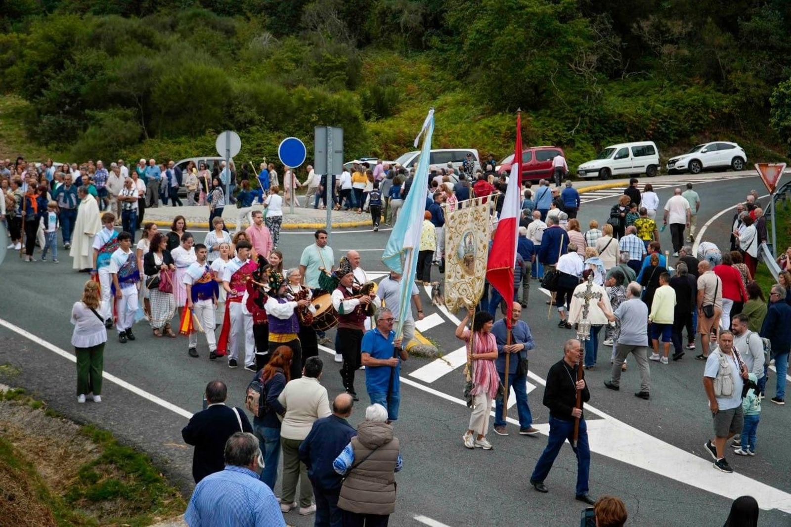 Galería | El carro de bueyes vuelve a llevar a la Virgen de A Franqueira