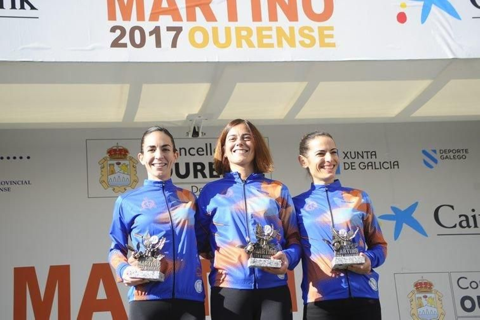 PRIMERAS OURENSANAS/ Ana María Ocampo, Sonia Teijeiro y Vicky Losada.