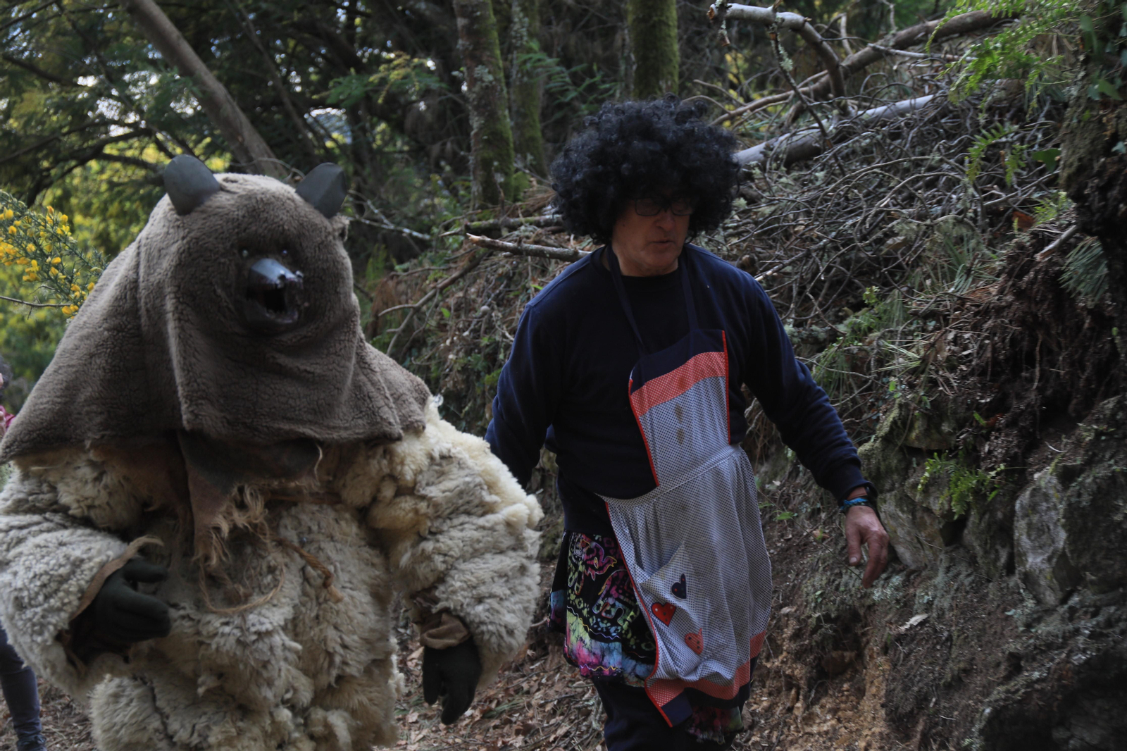 Caza del oso en Sande, Cartelle. José Paz