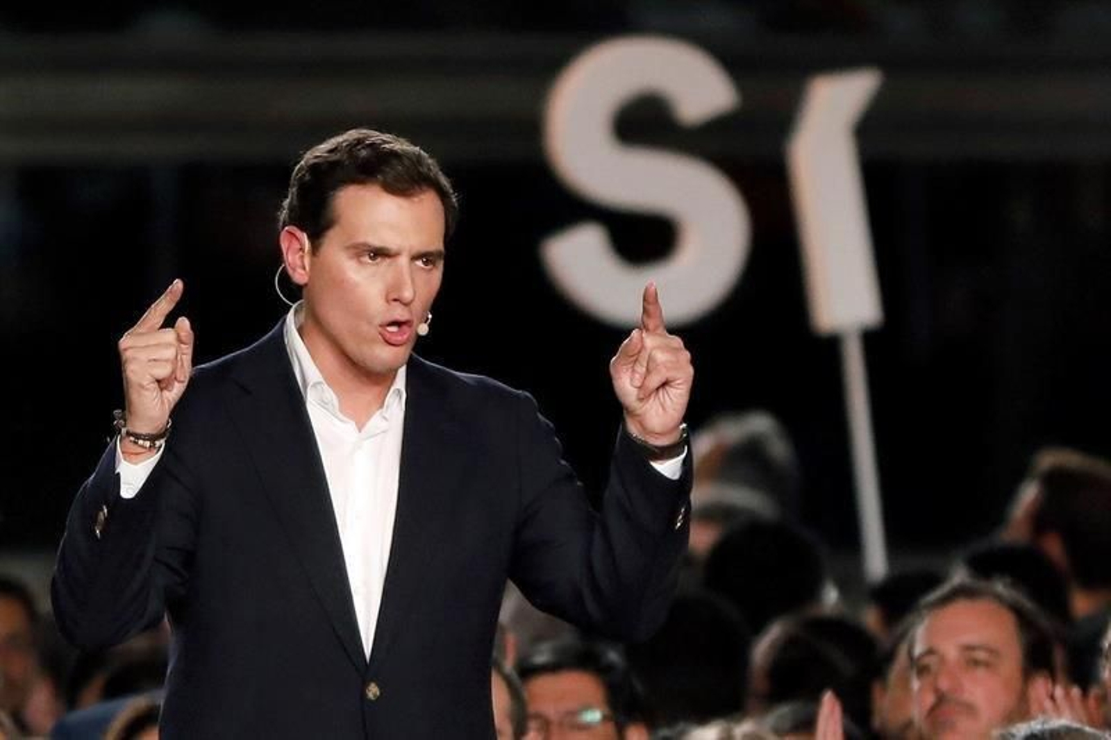 El presidente de Ciudadanos y candidato a la Moncloa, Albert Rivera