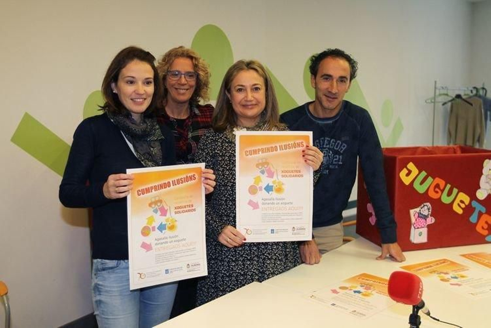 Presentación da campaña de xoguetes solidarios. (JOSÉ PAZ)