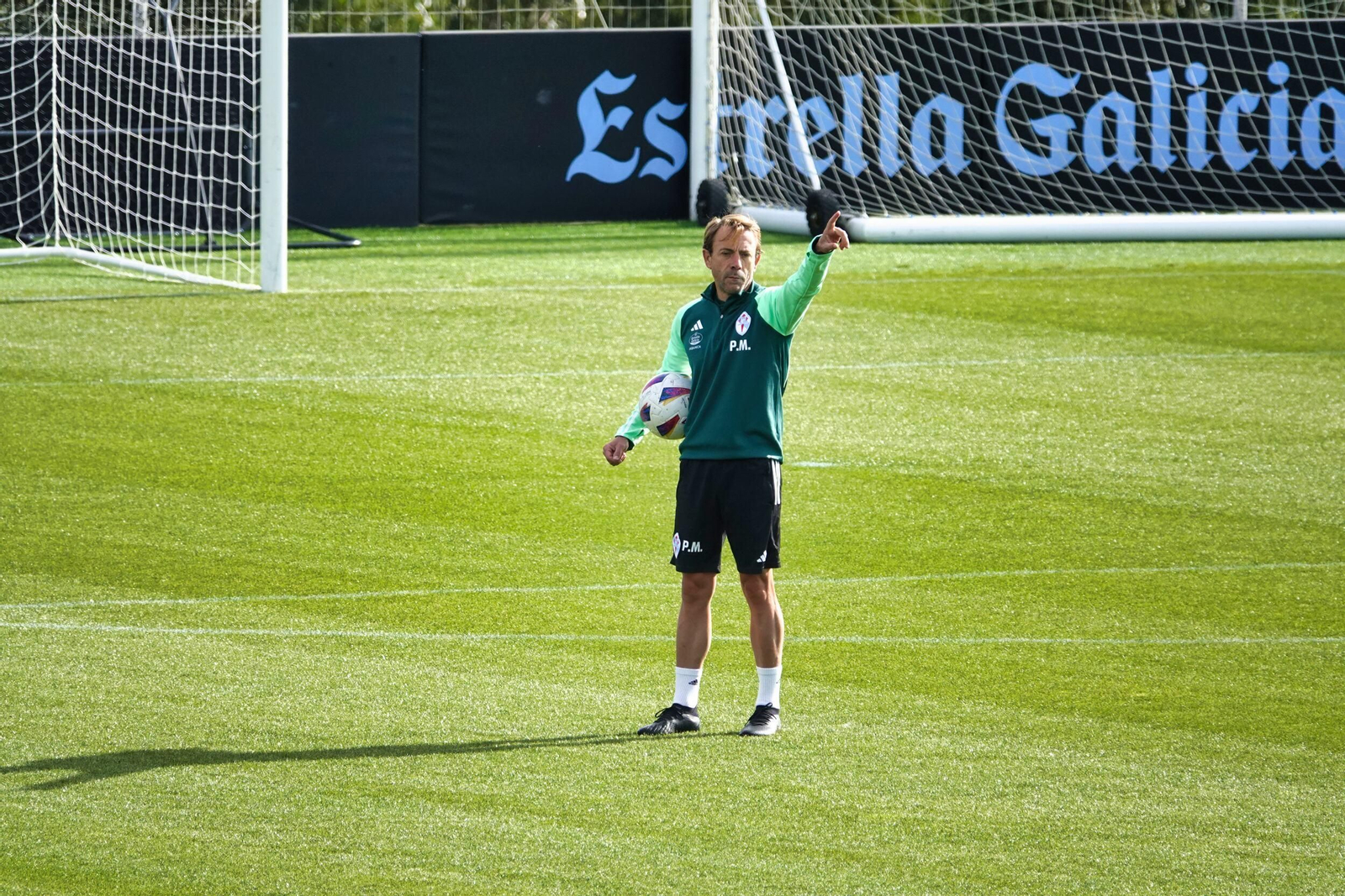 Entrenamiento del Celta en Mos.