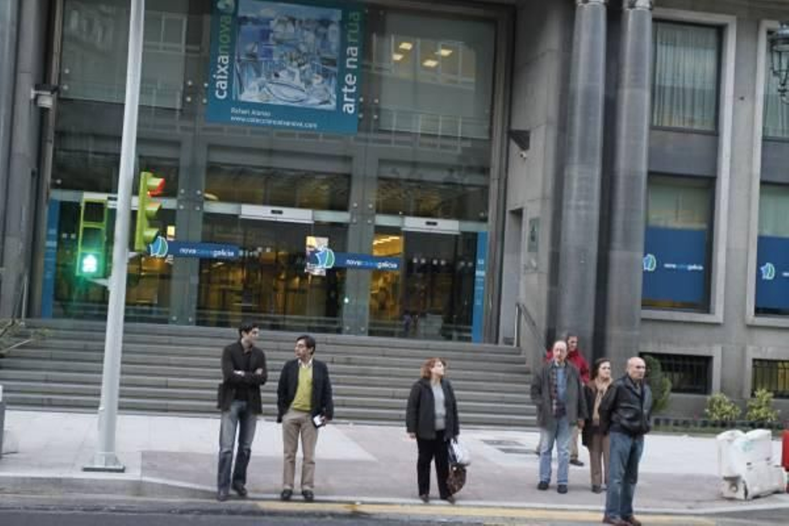 La central operativa de Novacaixagalicia en Vigo. ARCHIVO