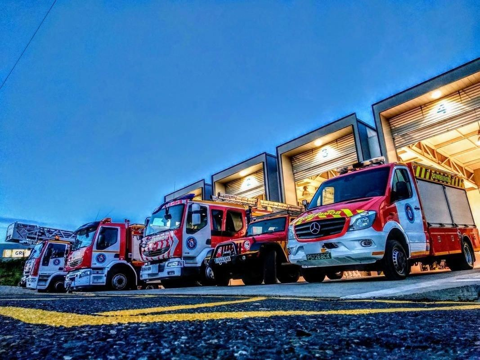 El Parque de Bomberos está ubicado en el área industrial de Carballiño.