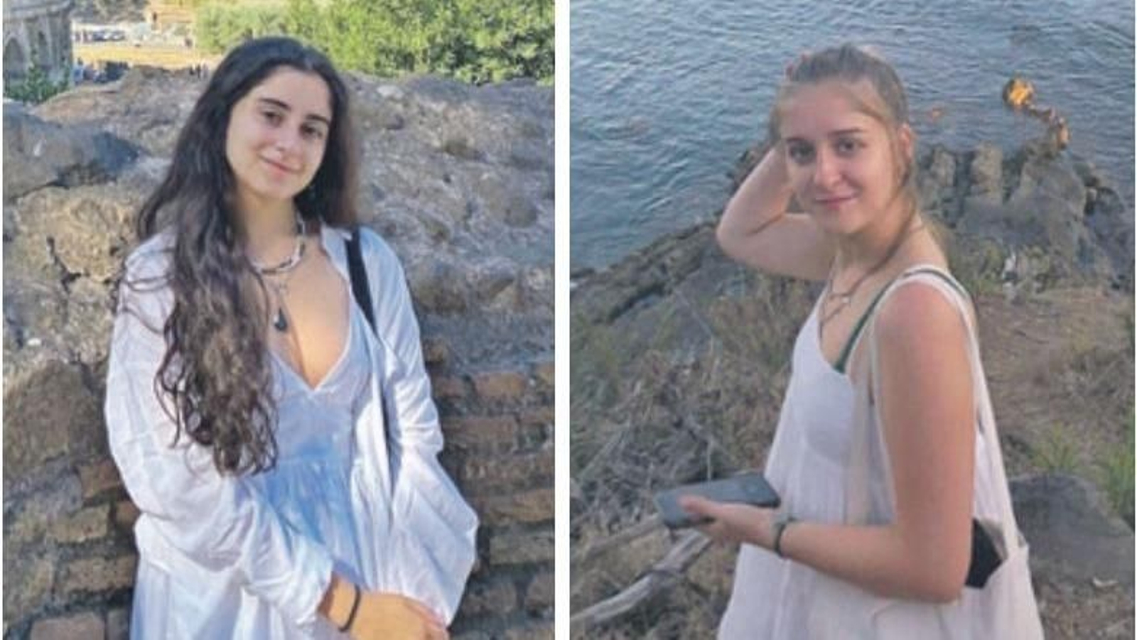 Manuela (izquierda) y Sabela (derecha) fueron juntas al IES do Castro y lograron el Premio Extraordinario.