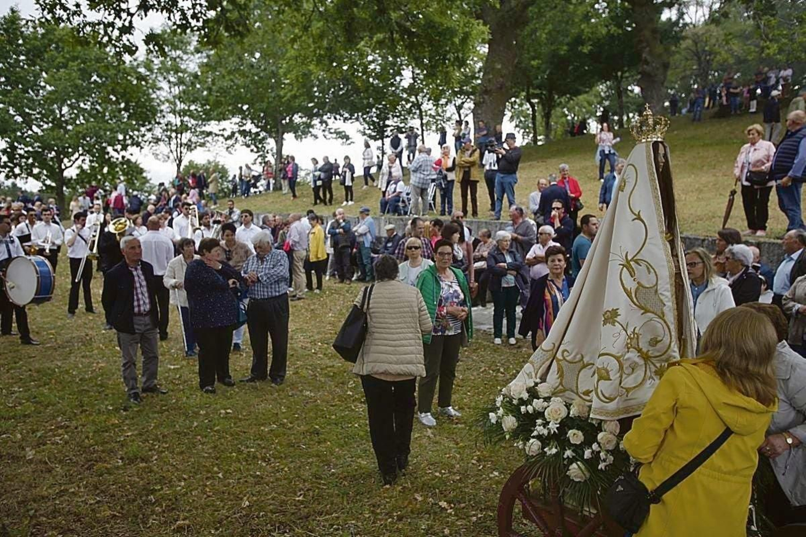 Romería de Nosa Señora do Viso, en Lobeira, el pasado año.
