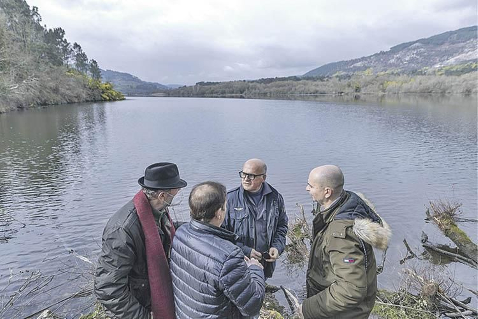 Visita de Baltar á  “Casa do Pai Miño” situada na parroquia de Puga (Toén).
