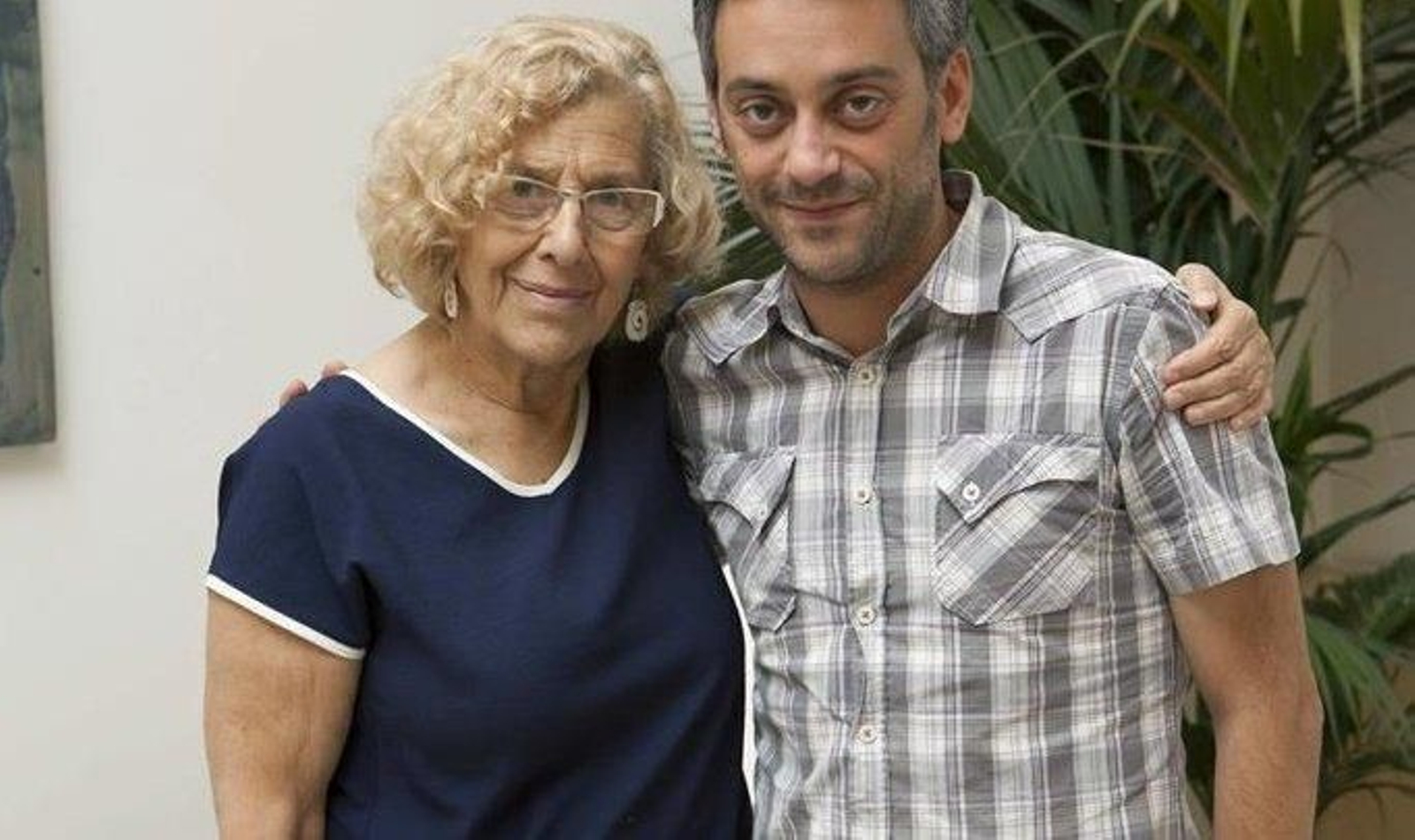 Carmena y Ferreiro, este miércoles en Madrid. (EFE)