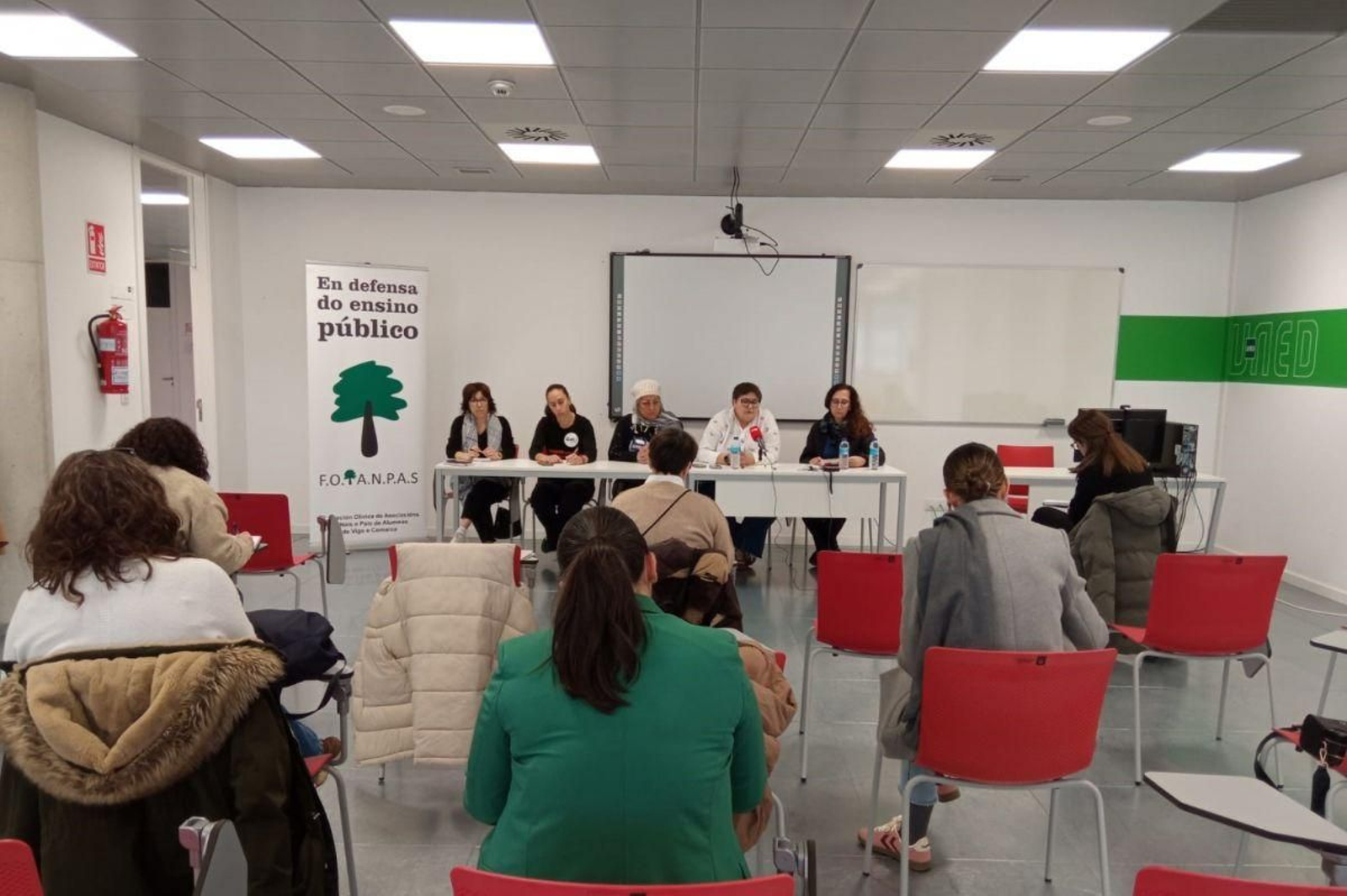 Imagen de la rueda de prensa ofrecida ayer.