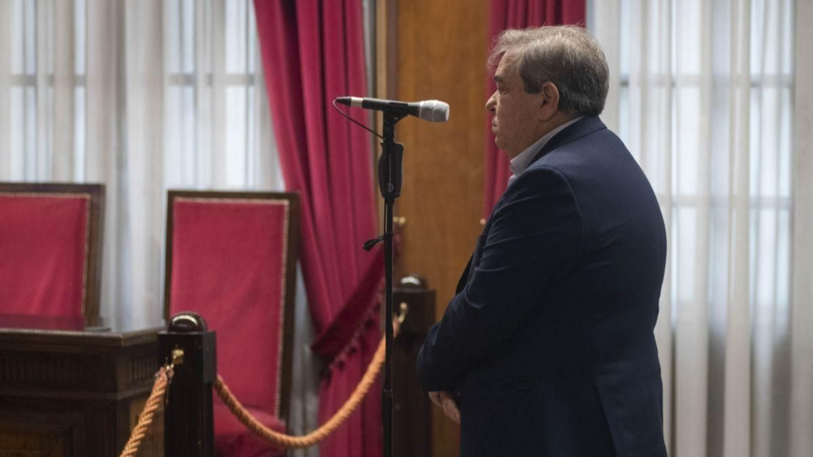 Gerardo Seoane, en la audiencia de Ourense.