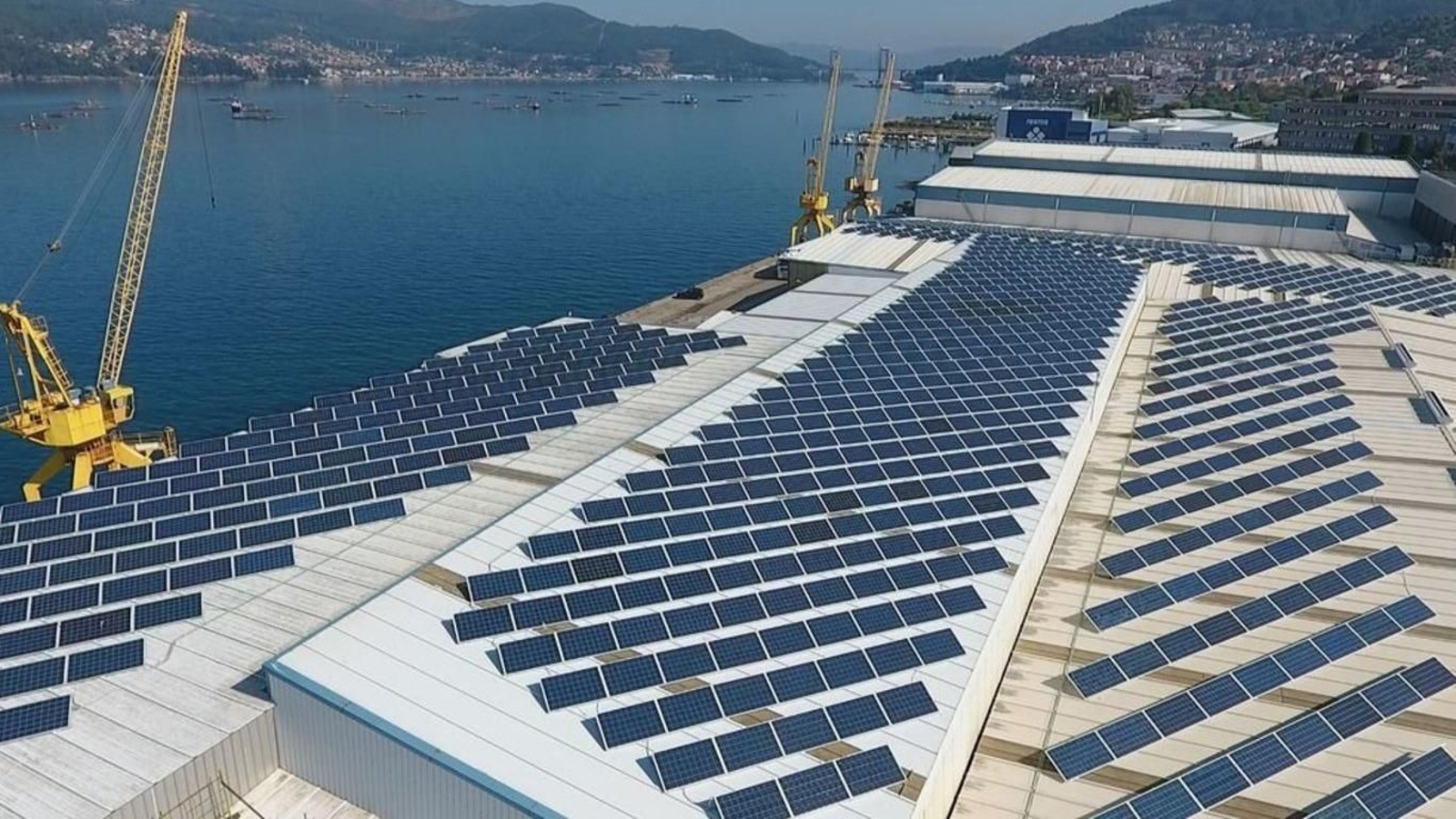 Instalación fotovoltaica de EiDF en la frigorífica viguesa Frigalsa.