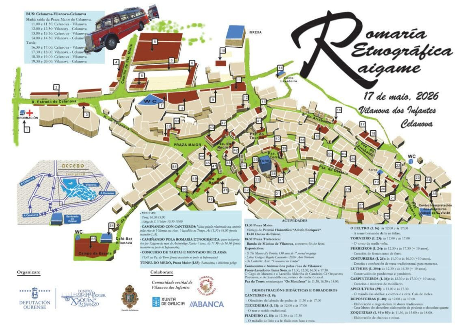 Plano Romaría Etnográfica Raigame